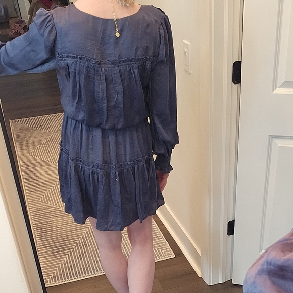 NWT Pinch Ruffle Dress - Size S - Picture 3 of 16